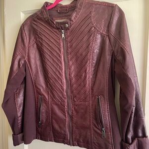 Faux Leather Jacket